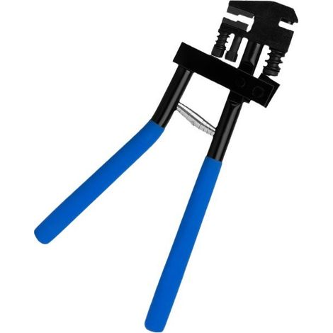 2-in-1 Crimp- und Stanzwerkzeug, 5 mm Durchmesser, für Karosseriereparaturen (blau)