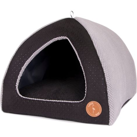 Bella schwarze gesteppte Sitzbank 40 cm x 40 cm (1/5)