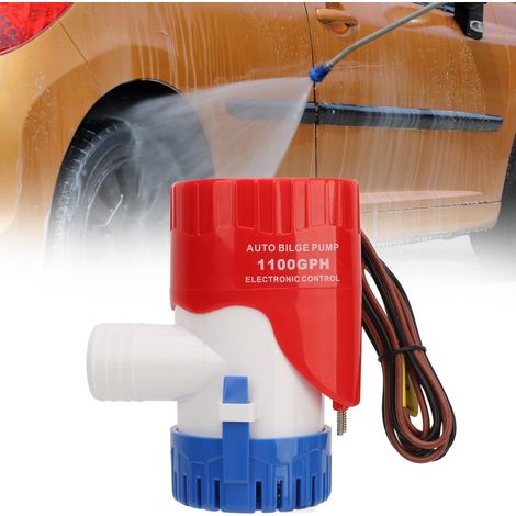 Pompe Électrique Automatique Submersible 1100GPH 12V pour Piscine Spa Étang Bateau avec Interrupteur Électronique (1/5)
