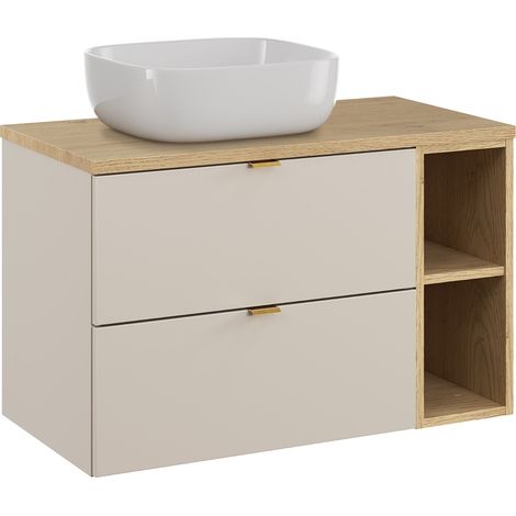 Mobile bagno con lavabo Azel cachemire 80cm