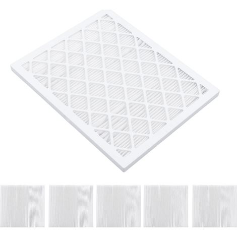 Luftfilter-Set für Klimaanlagen und Heizungen: Faltbarer, effizienter Ersatz-Plissee-Luftfilter mit wiederverwendbarem, waschbarem Rahmen (1/5)