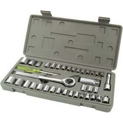 1PZ CHIAVI A BUSSOLA DA 3/8" E 1/4" IN SERIE 40 PEZZI