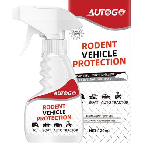 AUTOGO Powerful Peppermint Oil Car Spray for Rat Repellent – Gentle Formula for Mouse Repellent in Cars (1/5)