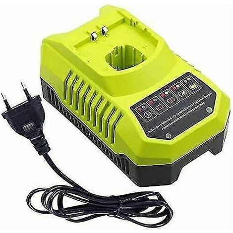 Chargeur pour Ryobi P117 P118 P118, compatible avec les batteries lithium-ion NiMH Ryobi One 9,6 V-18 V (P100 P102 P103 P104 P105 P107 P108 P109 et 18 V One+). Batterie Yvan. (1/4)