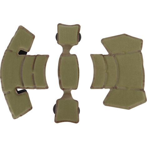 Doublure intérieure de casque militaire en mousse mémoire, coussin de protection et rembourrage vert pour équipement tactique (1/5)
