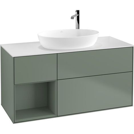 Villeroy & Boch F941GMGM Meuble sous-lavabo Finion F94 (1/2)