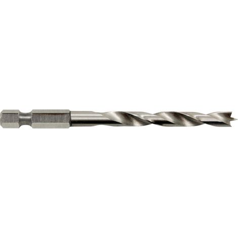 Mèche à bois pour usage professionnel 2,0 x 55 mm, avec queue à 6 pans metabo (1/2)