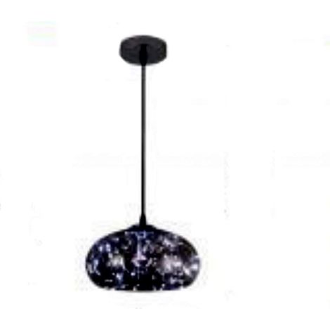 Lampadario a led a sospensione in vetro 10 watt lampada a cupola effetto cielo stellato a luce Fredda 7500k (1/2)