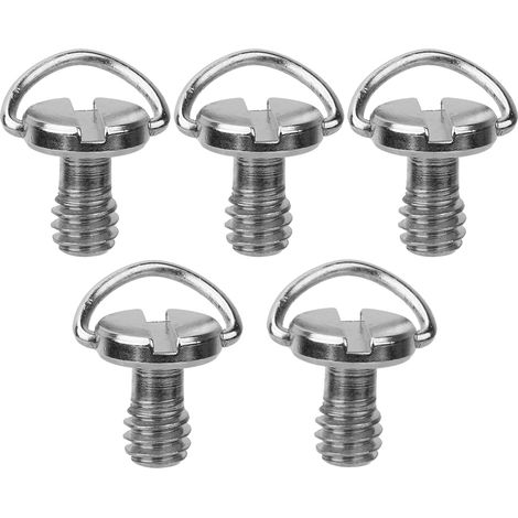Vis 1/4", 5 pièces, haute précision, résistantes à la corrosion, pour caméras d'intérieur. (1/5)