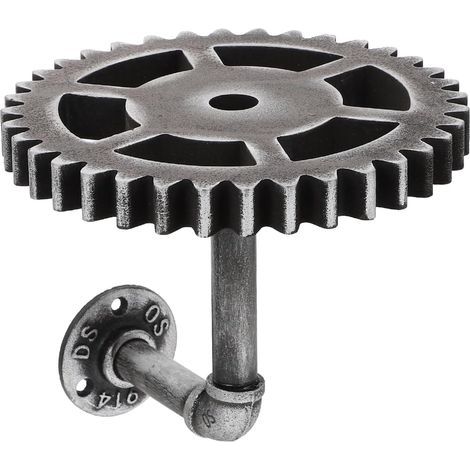 Industrielle Tuyau Étagère Murale Monté Flottant Plateau Rétro Steampunk Vitesse Plateau Rustique Fer Rack Vintage Support Mural (1/5)