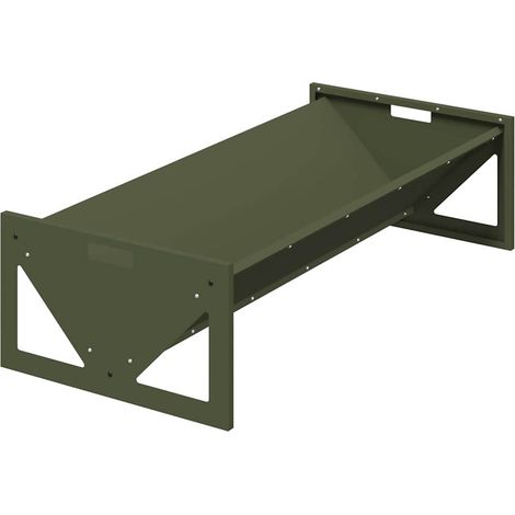 Trough d'alimentation pour le bétail Vert olive
