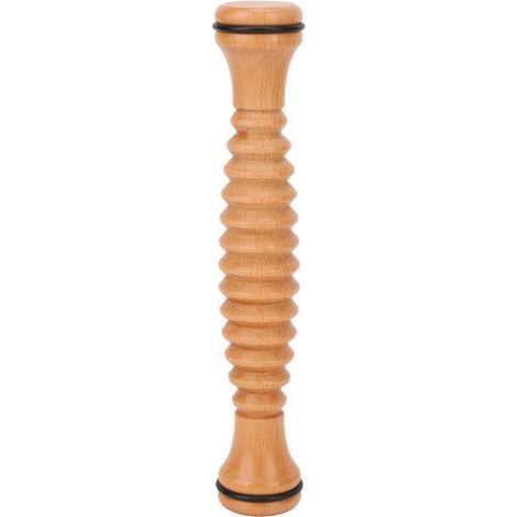 Rouleau de massage en bois pour pieds - Outil de relaxation anti-stress pour la réflexologie plantaire (1/5)