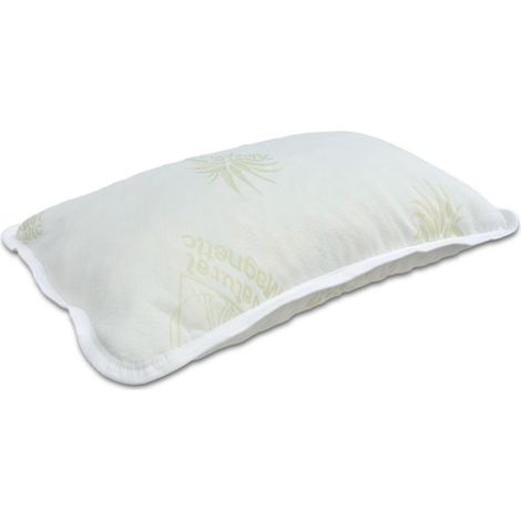 Baldiflex Cuscino morbido riempito in Fiocco forma classica fodera Aloe Vera dimensione 70x40 cm (1/2)