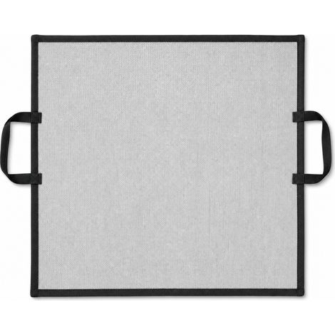 Feuerfeste Schutzmatte für Grill und Camping 60 x 53 cm mit Tragegriff (1/5)