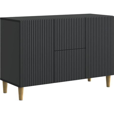 vidaXL Credenza Nero 89 x 34,5 x 60 cm Legno ingegnerizzato