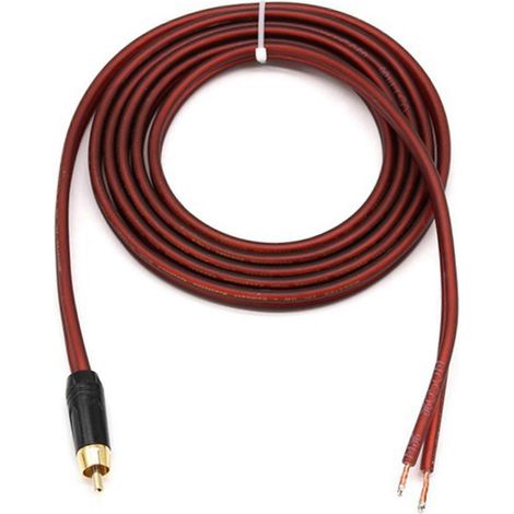 RCA-Lautsprecherkabel auf RCA-Stecker, RCA-Steckeradapter auf blanken Draht ersetzen
