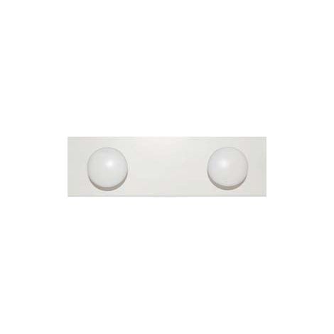 Appendiabiti In Legno 2 Posti Bianco - cm.9x29