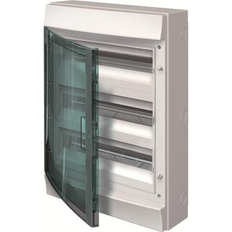 Mistral65H Coffret Etanche-3R x 18 modules Porte Transparente 1SLM006500A2218 ABB H65P18X320750