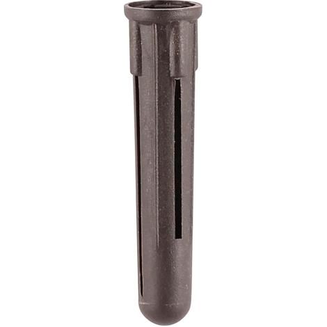 TIMco Brown Plastic Plug Qty 100