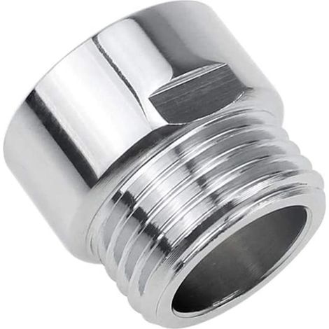 Jeu de 8 raccords de régulateur de débit pour pommeau de douche, connecteurs direct filetés intérieurs/extérieurs, adaptateur de vanne, pour pistolet de douche, économiseur d'eau, sachet. (1/4)