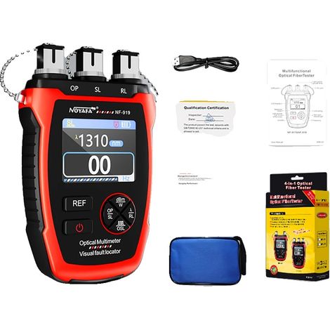 Medidor de potencia óptica, funcionalidad 3 en 1, compatible con múltiples interfaces, NF-919 (1/2)