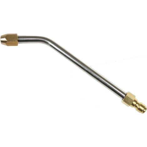 CCYKXA 16cm Water Outlet 1.0mm High Pressure Washer Attachment Spray Nozzle, Angled, Bent, Hose, Bent for Easy Cleaning Underside, Quick Connector (1/5)