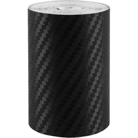 Protecteur de Seuil de Porte de Voiture 10cmx5m Fibre de Carbone de Garde de Bord Film Protection de Pare-Chocs Peinture Bande Autocollant Anti Rayures (1/5)