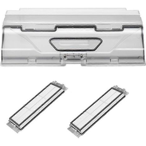 Pièces détachées pour bac à poussière des aspirateurs robots Xiaomi Roborock S5 MAX, S6 MaxV, S6 PURE et T7 PRO : accessoires de filtre et de bac à poussière. (1/5)