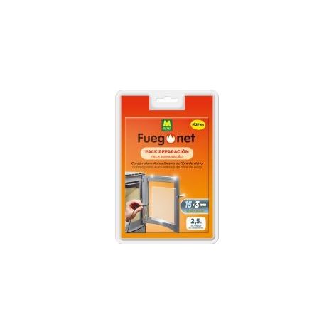 Cordon estufa refractario 15mmx3m autoadhesivo plano fibra v (1/2)