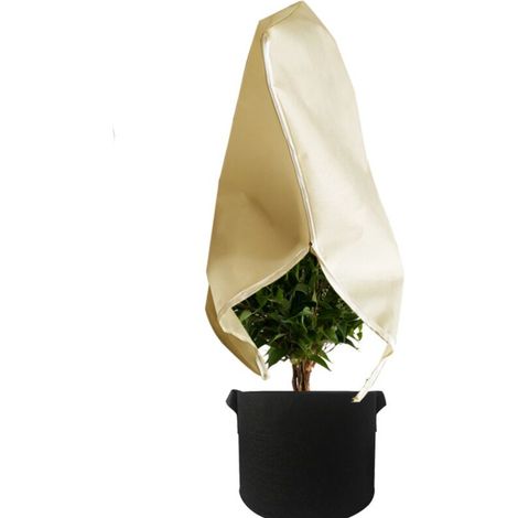 Bâche de protection pour plantes d'hiver, bâche non tissée pour la protection des plantes contre le gel (100 x 120 cm)