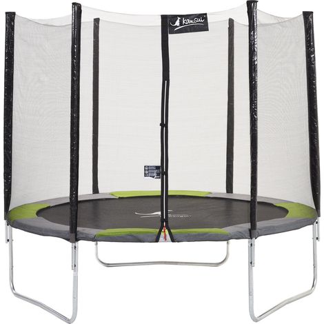 Trampoline KANGUI RALLI Ø 305 cm Enfant Filet sécurité Extérieur CE NF EN71-14