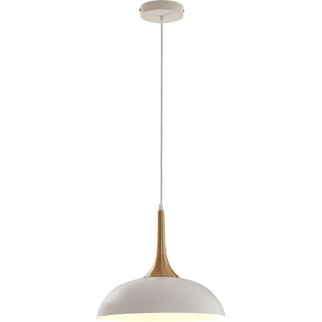 Lampada da terra/sospensione in metallo bianco/ottone 030010733