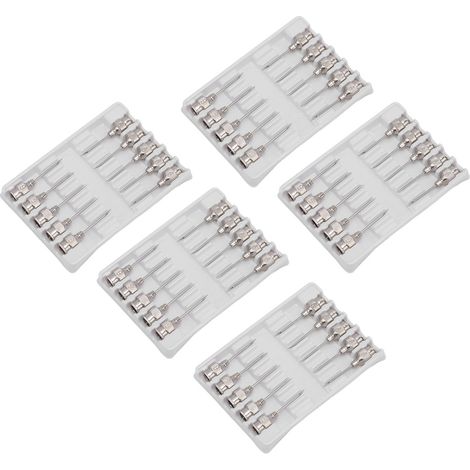 Injektionsnadeln aus Edelstahl für Geflügel und Schweine, Zubehör für Rinder- und Schweineinjektionen, 9 x 15 mm / 0,4 x 0,6 Zoll (1/5)