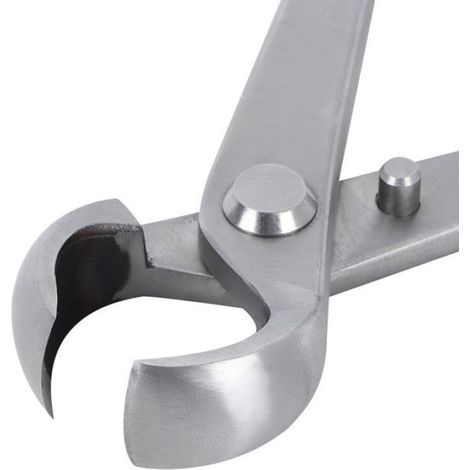 -bouton en acier inoxydable de 180 mm, -bonsaï avec poignée ergonomique pour un outil de jardinage confortable (1/4)