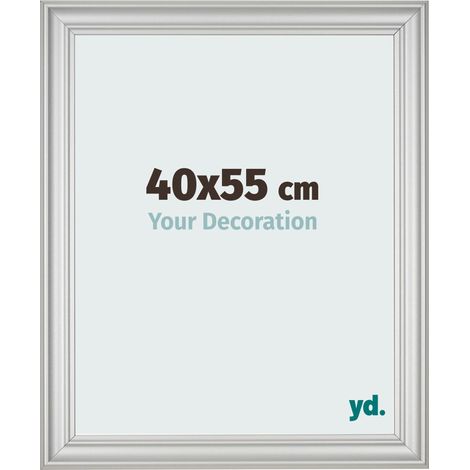 yd. - Cadre photo 40x55 - Argent Mat - MDF - Lazio (1/5)