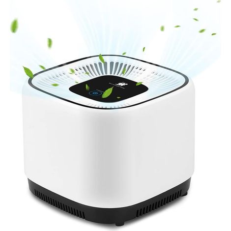 Purificateur d'air avec Vrai Filtre HEPA, 20m³ 99,97% de performances de filtrage contre Odeur/Filtre Poussière/Pollen/Fumée, Fonctions de Stérilisation (Purificateur d'air) (1/5)