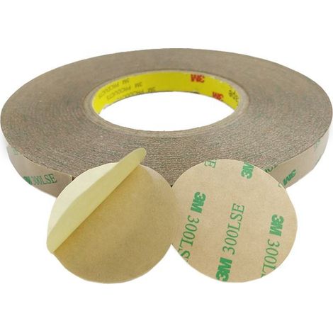 Ruban adhésif double face 3M 9495LSE ruban adhésif double face. Taille : 5MM55M. Épaisseur : 1 mm. Emballé par  dans un sac en plastique antiadhésif spécial