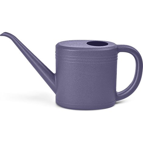 Regadera pequeña de 1 litro, regadera de plástico resistente para plantas de interior y exterior, jarra de jardín fácil de verter con rociador rosa, ideal para flores, plantas de interior y