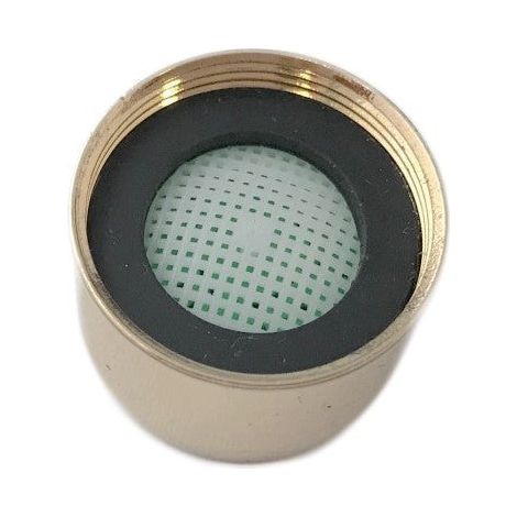 Bagnoclic – Aérateur complet 22mm laiton doré – Raccord femelle 22 – Installation facile – Pour robinetterie plaquée or