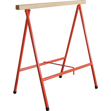 Tréteaux Pliants Professionnels 80 cm – Robustes et Légers – Charge 300 kg la Paire – Tréteaux Chantier, Atelier, Bricolage, Bois et Métal – Pliables et Faciles à Transporter