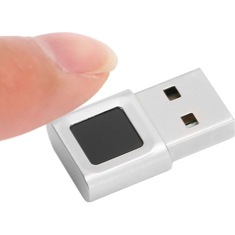 Lector de huellas dactilares USB Mini escáner de huellas dactilares USB para Windows 10 11 Mini llave de seguridad biométrica con toque de 360 grados