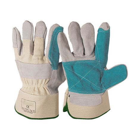 Pack de 12 guantes de serraje reforzado 502 (Talla 10) telascor (1/2)