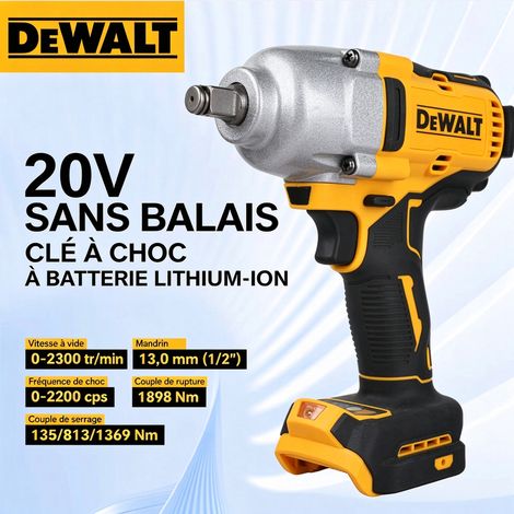 Clé à chocs DEWALT DCF900 Haute performance 20V XR, Couple maximal élevé, Dévissage ultra-rapide, usage industriel (1/5)