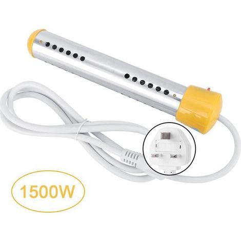 1.5 m 1500 W anti-scalding electric immersion heater water boiler travel basin 220 V UK