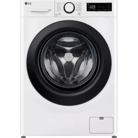 LG – Lave-linge séchant hublot 9kg 1400 tours/min – Classe A – Moteur induction AI Direct Drive – Niveau sonore 71 dB – F964R35WRS (1/5)