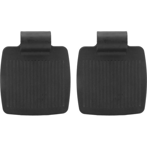 Repose-pieds de fauteuil roulant 2 pièces, remplacement plastique professionnel, pédale plateau 5 pouces, accessoire de chaise roulante (1/5)