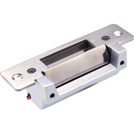 Jandei Cerradura electrica automática ANSI encastrada 124 X 43 X 35 tipo control Fail Safe fuerza retención 800kg acero inoxidable y aluminio (1/5)