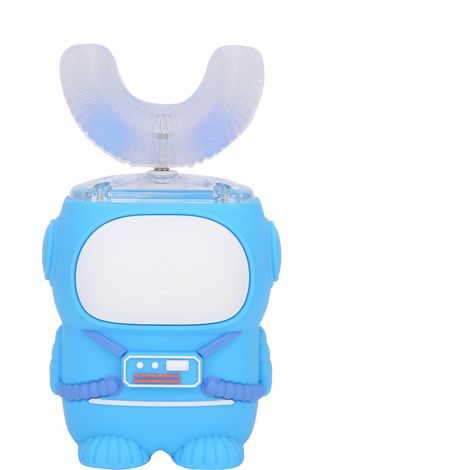 Brosse à dents électrique pour bébé en forme de U, rechargeable automatiquement, en silicone pour enfants (1/5)