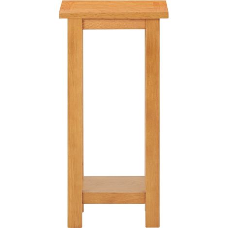 Maison Exclusive - Beistelltisch 27x24x55 cm Eiche Massivholz