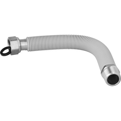 tuberia extensible agua acero inoxidable corrugado. longitud de 22,5 a 30 cm. tomas 1/2 (1/5)